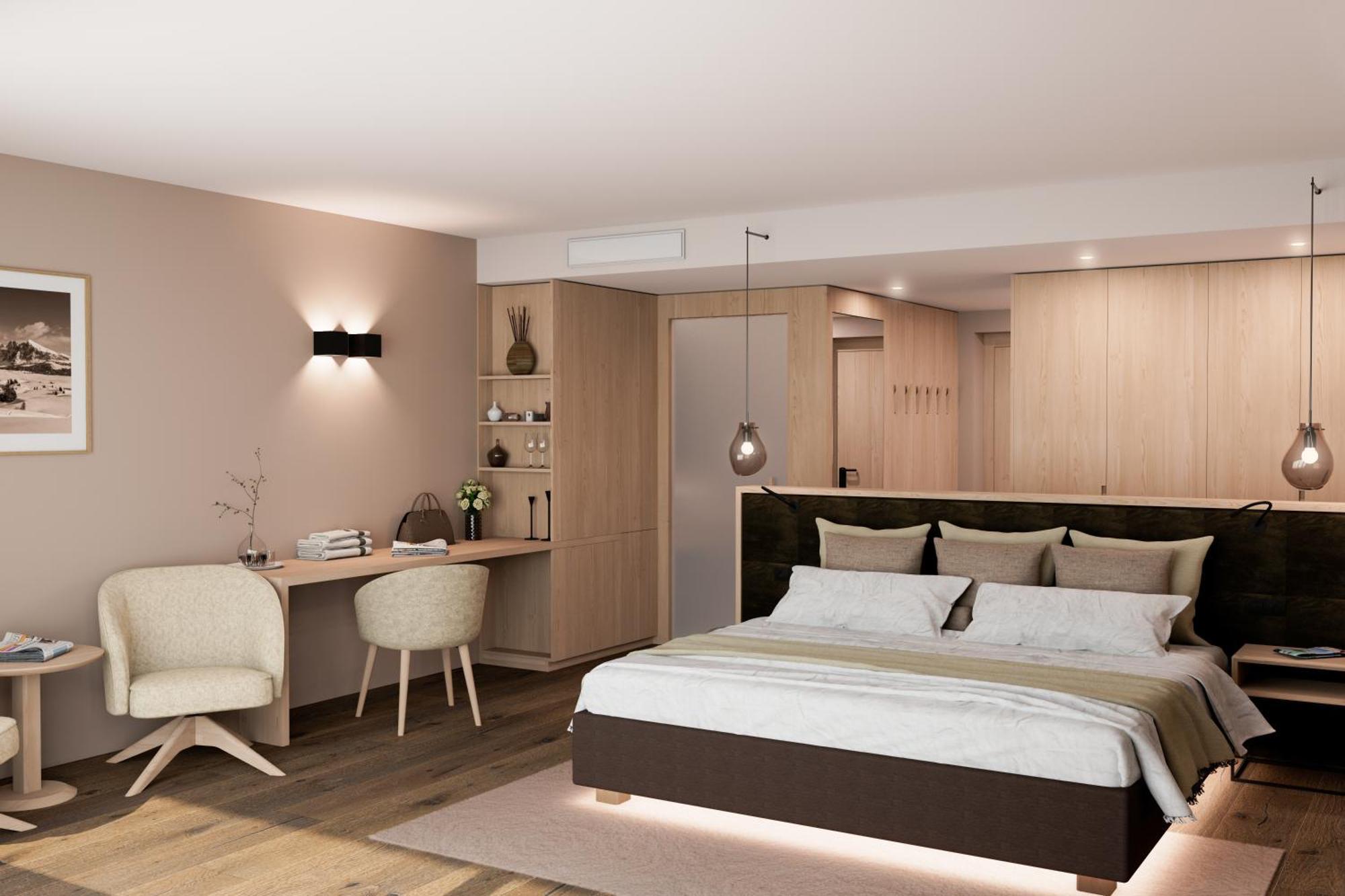 Hotel Alpenflora Castelrotto Ruang foto
