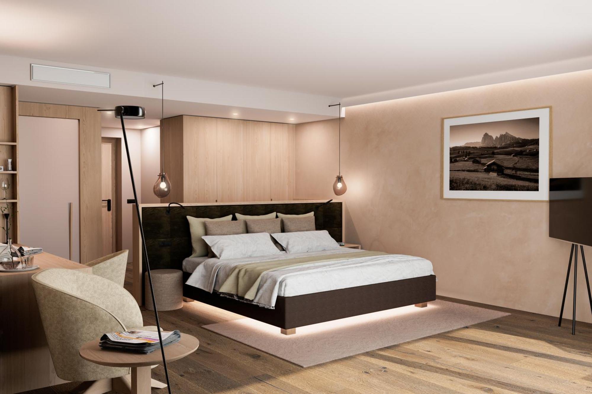 Hotel Alpenflora Castelrotto Ruang foto